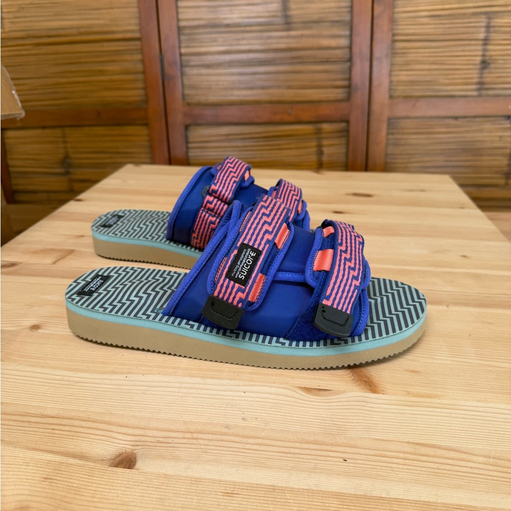 (NWOT) SUICOKE - Blue & Orange MOTO-JC01 Sandals - Size 11 - Picture 9 of 11